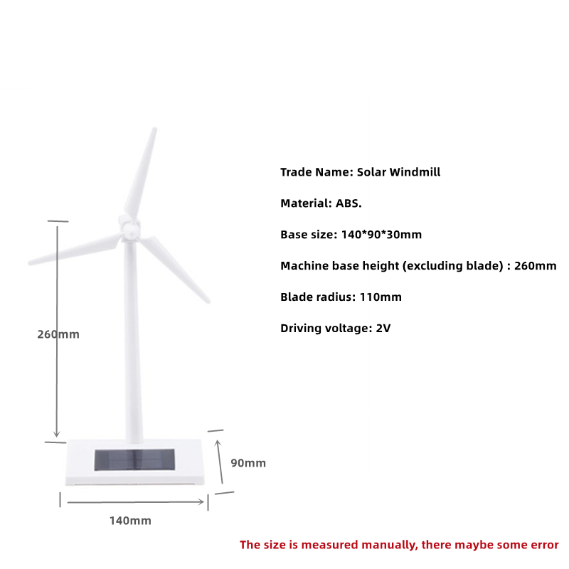 Solar & Wind Educational Desktop Power Generator Model Kit