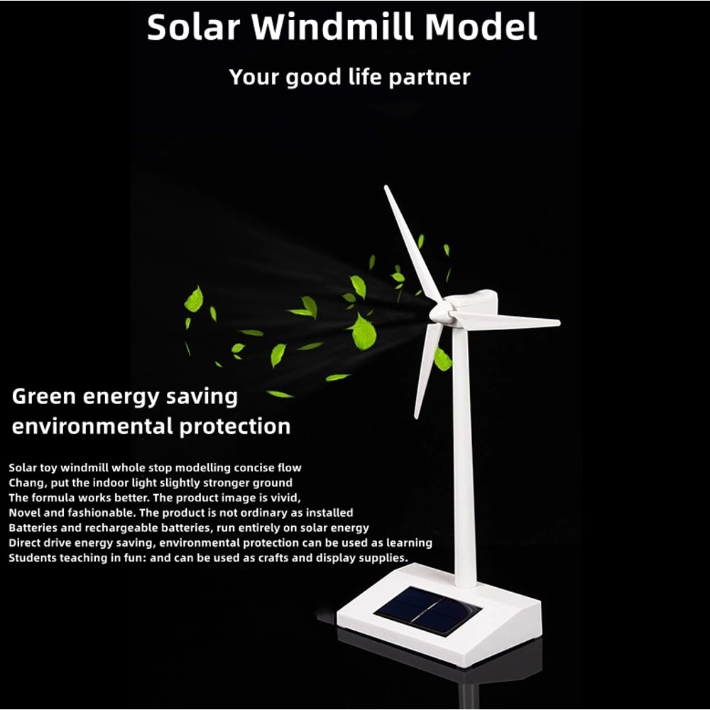 Solar & Wind Educational Desktop Power Generator Model Kit