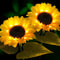 Solar Garden Flower Lights LED Solar Flower Lights Outdoor Decorative Waterproof Garden Lighting