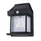 Solar Motion Sensor Wall Lantern with Retro Glow Outdoor Garden Light