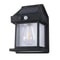Solar Motion Sensor Wall Lantern with Retro Glow Outdoor Garden Light