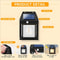 Solar Motion Sensor Wall Lantern with Retro Glow Outdoor Garden Light
