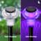 Solar Mushroom Pathway Lights Outdoor LED Garden Stakes for Walkways and Lawn Decor