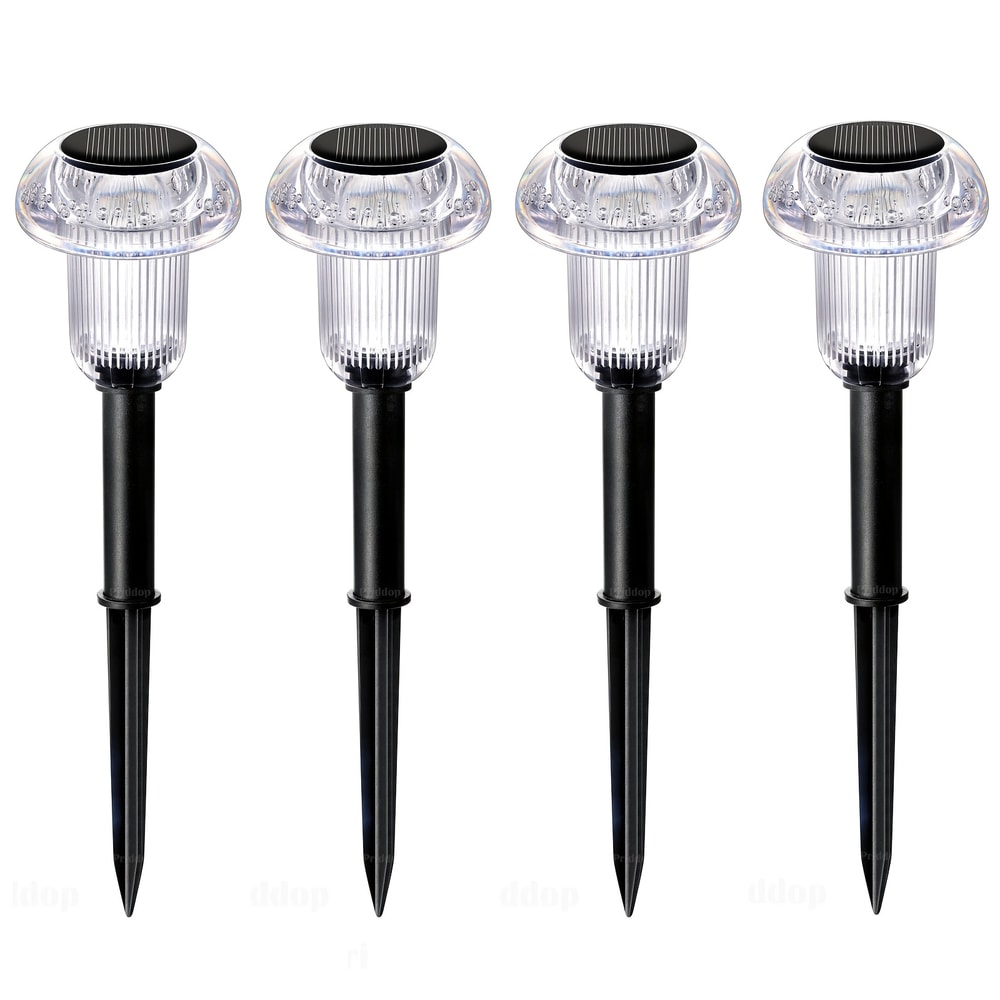 Solar Mushroom Pathway Lights Outdoor LED Garden Stakes for Walkways and Lawn Decor