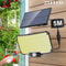 Solar Motion Sensor Security Lights Waterproof Outdoor Floodlight with Remote