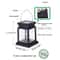Solar Star Palace Lantern Waterproof Solar Garden Lantern Light for Outdoor Decor