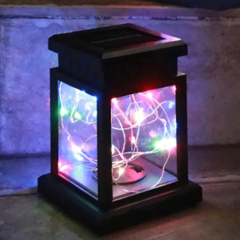 Solar Star Palace Lantern Waterproof Solar Garden Lantern Light for Outdoor Decor