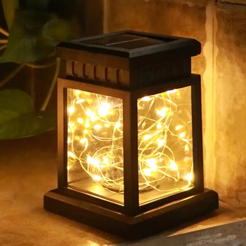 Solar Star Palace Lantern Waterproof Solar Garden Lantern Light for Outdoor Decor