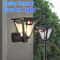Solar LED Outdoor Wall Floor Lamp Waterproof Garden Light 1