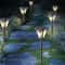 Solar LED Outdoor Wall Floor Lamp Waterproof Garden Light 3