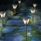 Solar LED Outdoor Wall Floor Lamp Waterproof Garden Light 3