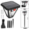 Solar LED Outdoor Wall Floor Lamp Waterproof Garden Light 6