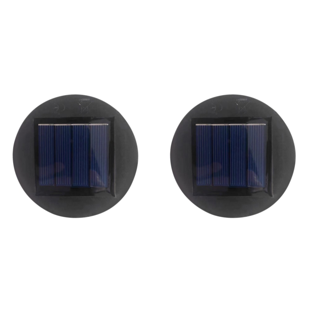 Solar Lantern Replacement Top LED Waterproof Garden Light Lid Solar Panel Cap 6