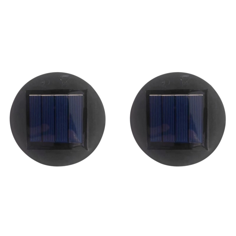 Solar Lantern Replacement Top LED Waterproof Garden Light Lid Solar Panel Cap 6