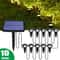 Solar RGB Garden Spotlights Pack Waterproof Landscape Lights