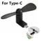 Portable USB C Mini Fan For Phone Compact Plug In Cooling Fan For Instant Breeze Anywhere 1