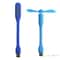 Portable USB Fan With LED Light Flexible Mini Cooling Gadget For Laptop And Power Bank 6