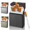 Slim Metal Cigarette Case Capacity Durable Pocket Tobacco Holder