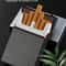 Slim Metal Cigarette Case Capacity Durable Pocket Tobacco Holder