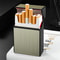Slim Metal Cigarette Case Capacity Durable Pocket Tobacco Holder