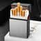 Slim Metal Cigarette Case Capacity Durable Pocket Tobacco Holder