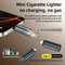 USB Rechargeable Windproof Electric Lighter With Blow Sensor For Outdoor Camping 0