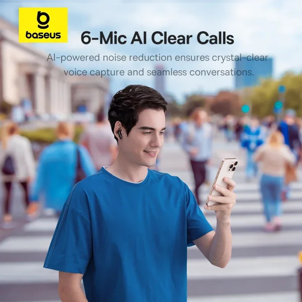 Baseus Pro Wireless ANC Earbuds With Bluetooth And Hi Res Audio 4