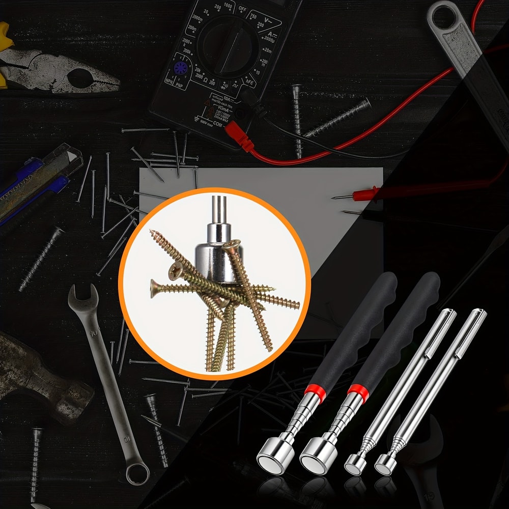 Telescopic Magnetic Pickup Tool For Hard To Reach Areas And Quick Metal Retrieval 3