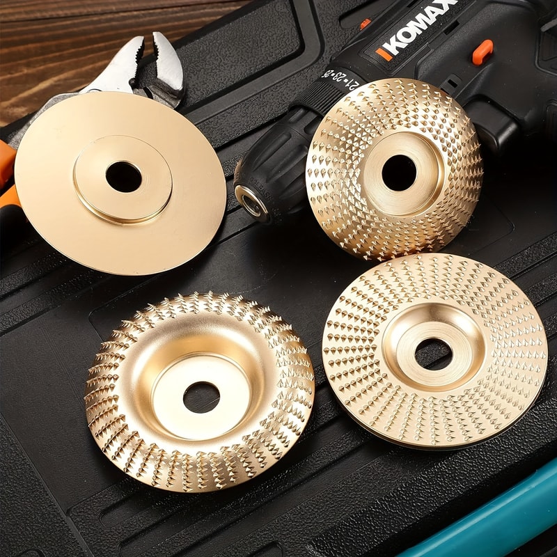 Angle Grinder Wood Carving Disc Set for Fast Shaping and Precision Woodworking
