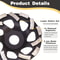 Inch Diamond Cup Wheel Concrete Grinding Wheel for Paint and Epoxy Removal