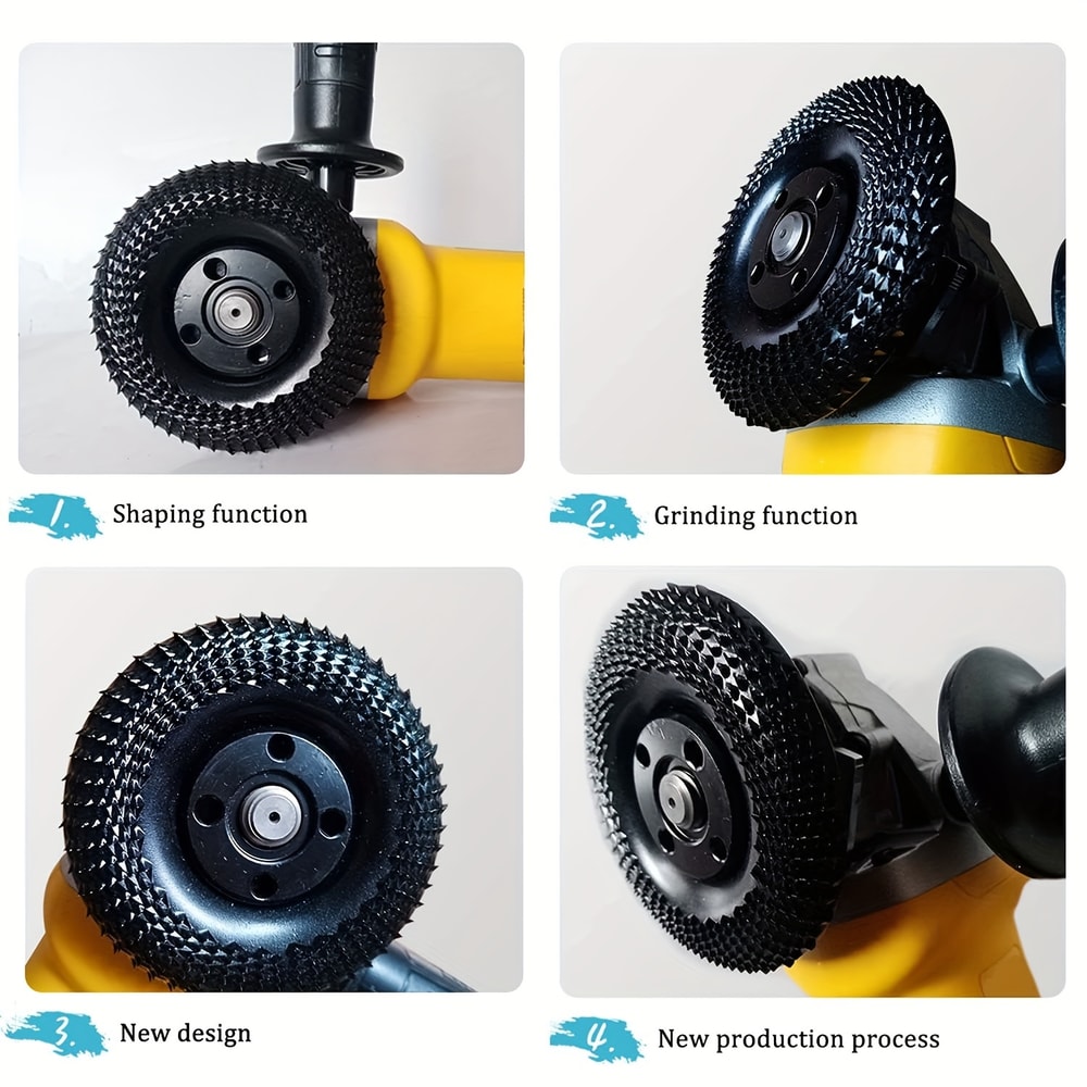 High Speed Wood Shaping Disc Grinder Wheel for Carving Sanding and Power Tools