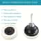 Inch Wool Felt Polishing Pads Roll Lock Glass Buffing Wheel Set