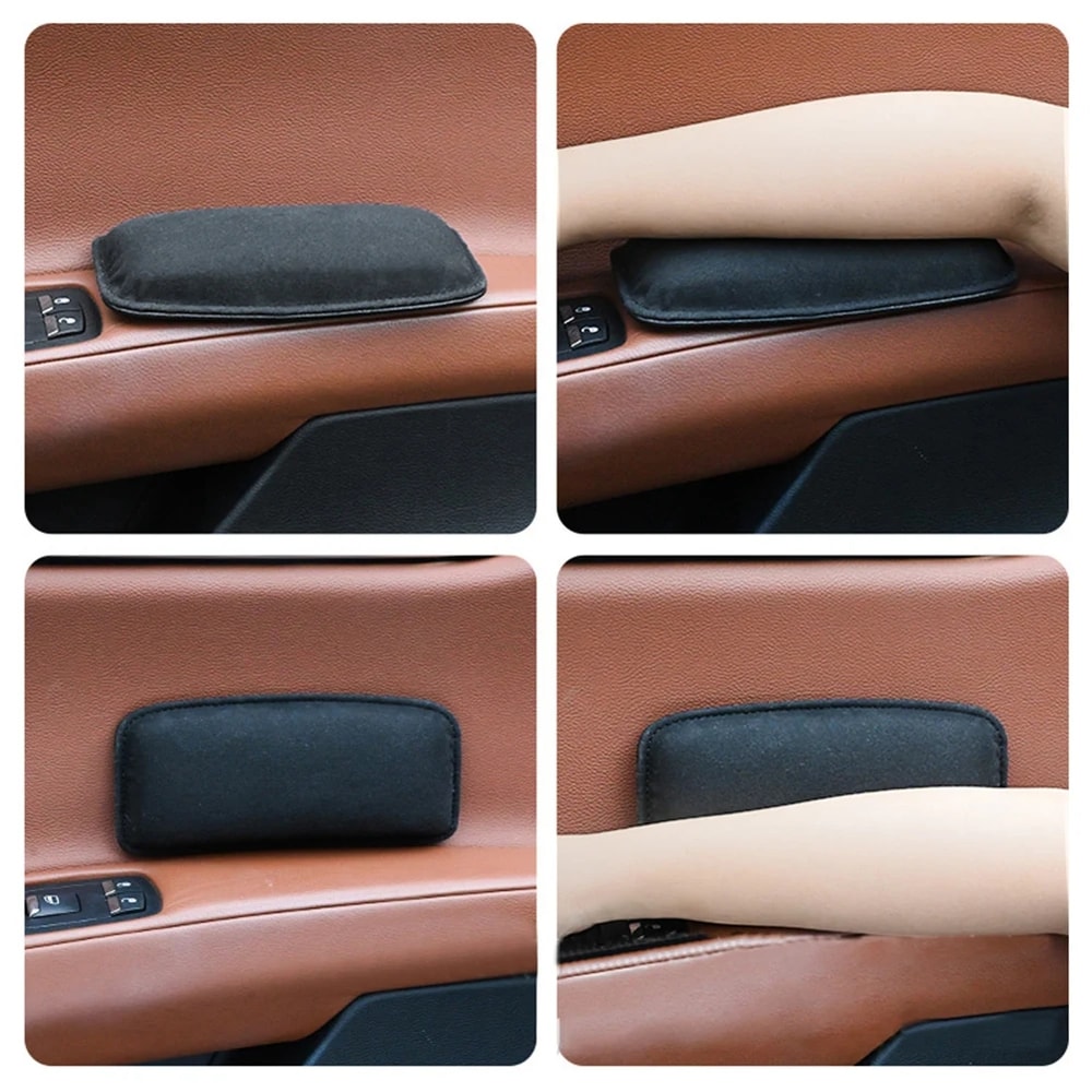 Memory Foam Car Knee Cushion Headrest Pillow For Ultimate Driving Comfort 2