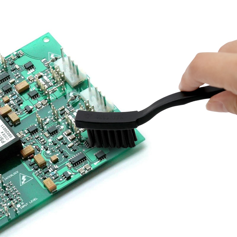 Anti Static PCB Cleaning Brush with Crank Handle Precision Electronics Scrubber