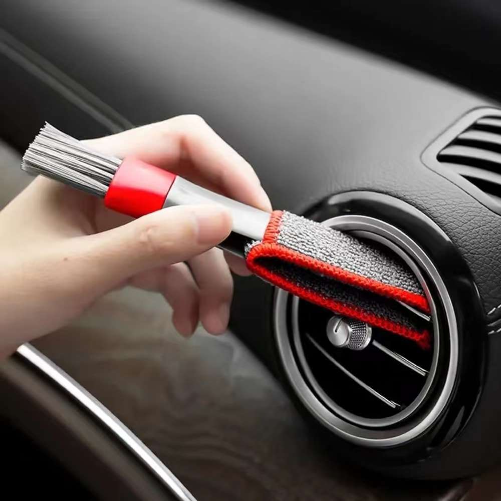 Car AC Vent Cleaning Brush Set Interior Dust Remover Tool