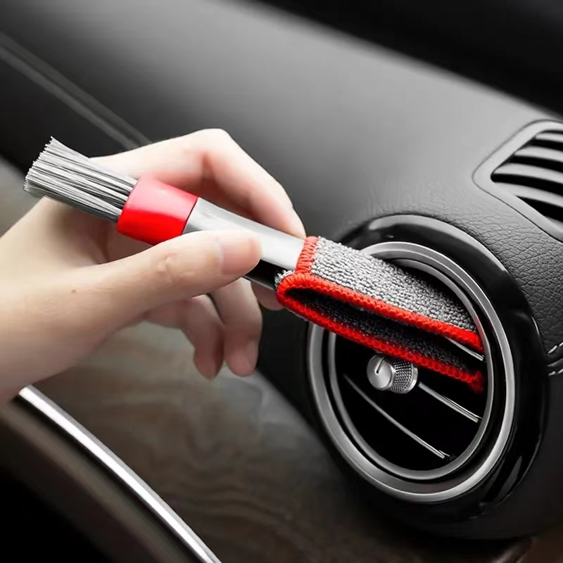Car AC Vent Cleaning Brush Set Interior Dust Remover Tool