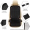 Universal Car Seat Protector for Kids with Kick Mat Waterproof Back Seat Cover