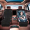 Universal Car Seat Protector for Kids with Kick Mat Waterproof Back Seat Cover