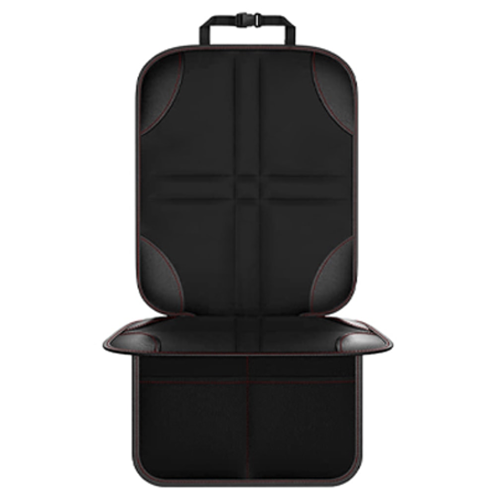 Universal Car Seat Protector for Kids with Kick Mat Waterproof Back Seat Cover