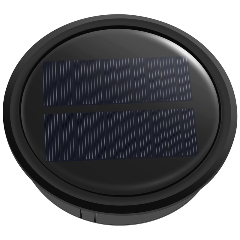 Solar Lantern Replacement Top with LED Panel High Efficiency Outdoor Hanging Light Upgrade