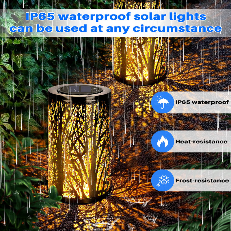 Solar Lantern Replacement Top with LED Panel High Efficiency Outdoor Hanging Light Upgrade