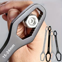 universal self tightening wrench adjustable ratchet spanner tool
