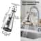 Rotating Faucet Extender with Splash Filter Aerator for Kitchen Sink
