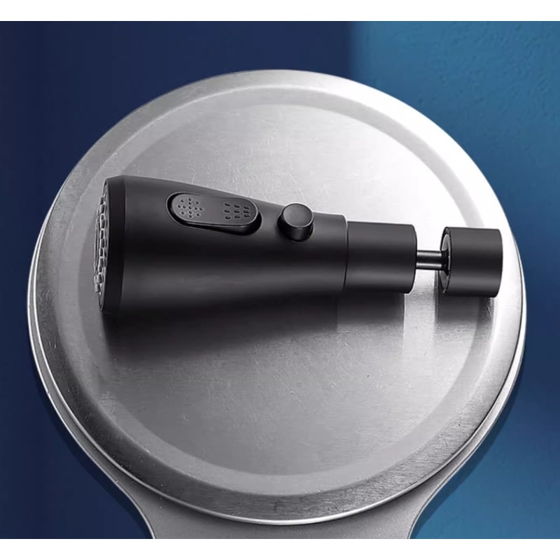 Rotating Faucet Extender with Splash Filter Aerator for Kitchen Sink