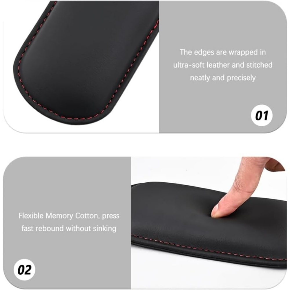 Ergonomic Car Armrest Pads Memory Foam Cushion for Door Comfort Support