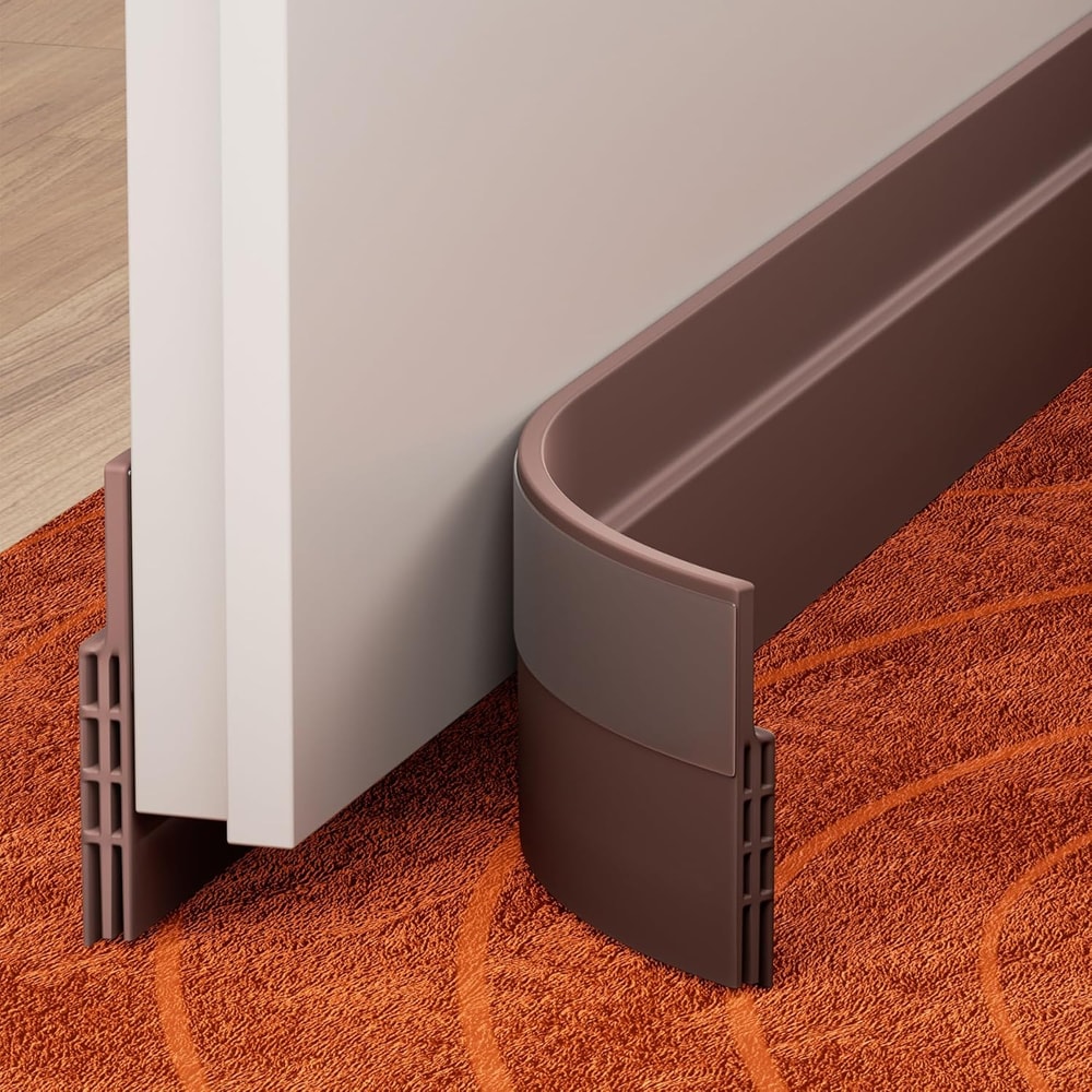 SilentSeal Door Draft Stopper Weather Stripping Sweep Guard