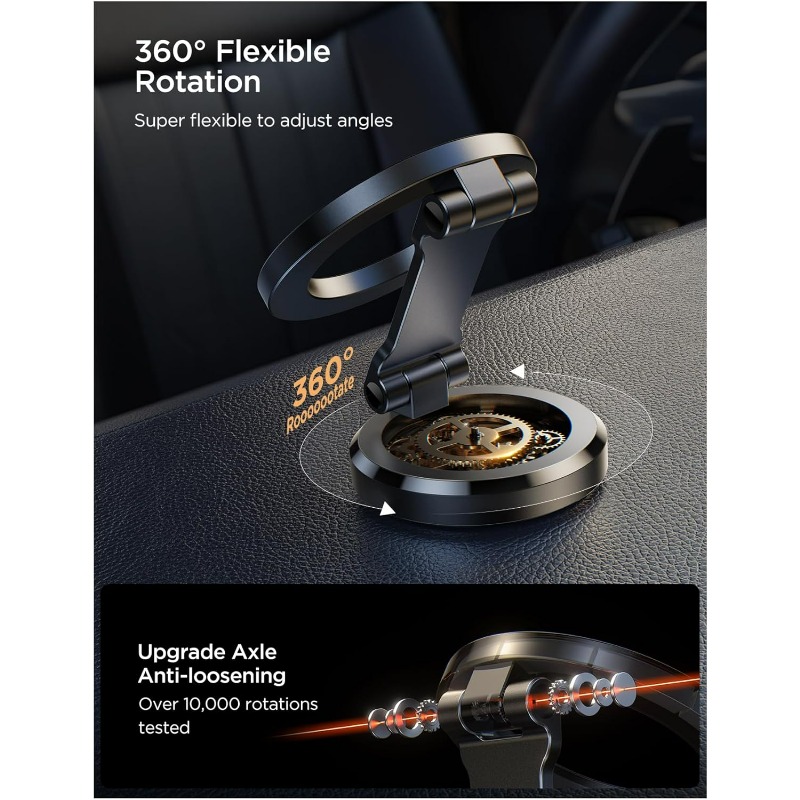 Magnetic Car Phone Holder Metal Mount for iPhone Dashboard Air Vent