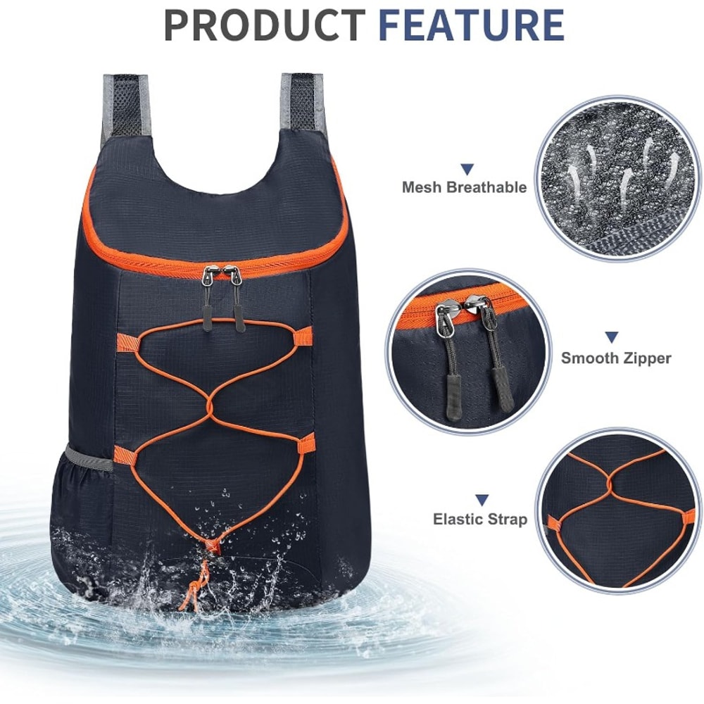 Ultra Light Foldable Waterproof Backpack for Travel Hiking Camping