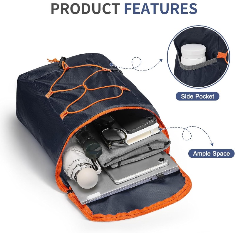 Ultra Light Foldable Waterproof Backpack for Travel Hiking Camping