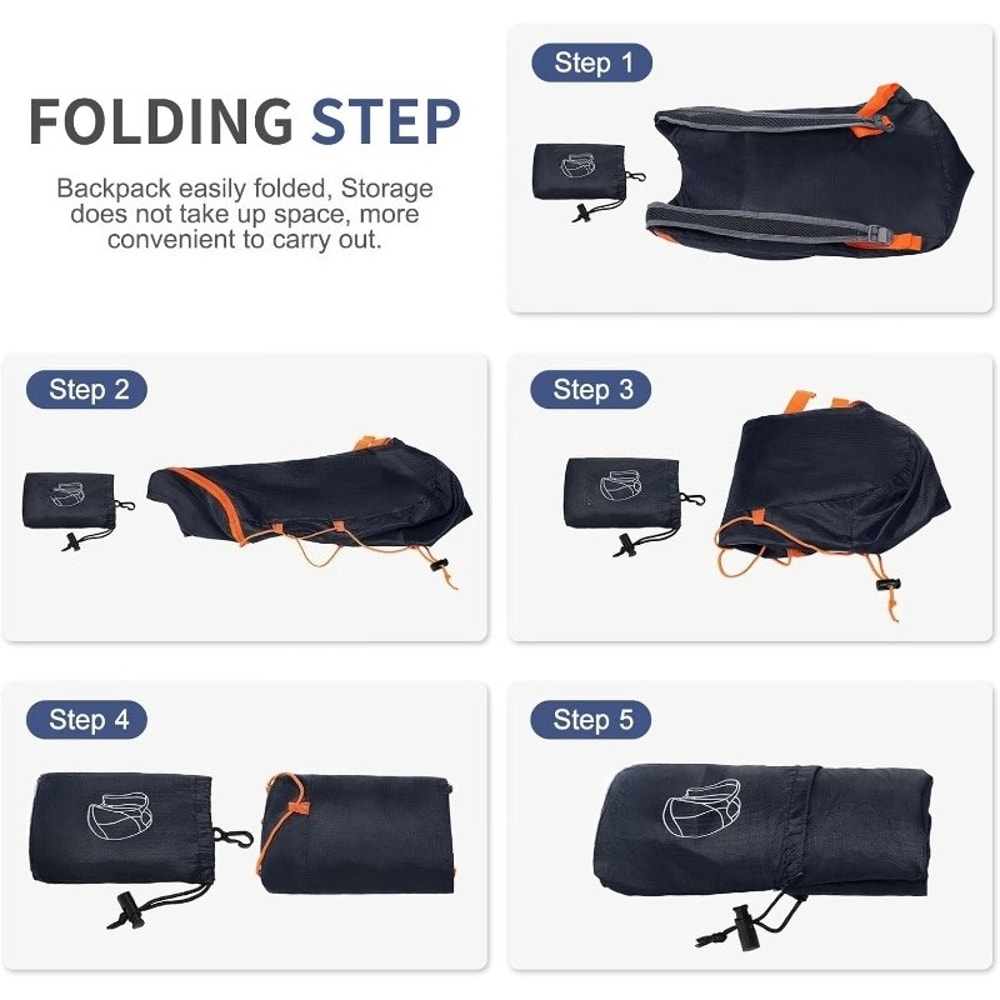 Ultra Light Foldable Waterproof Backpack for Travel Hiking Camping